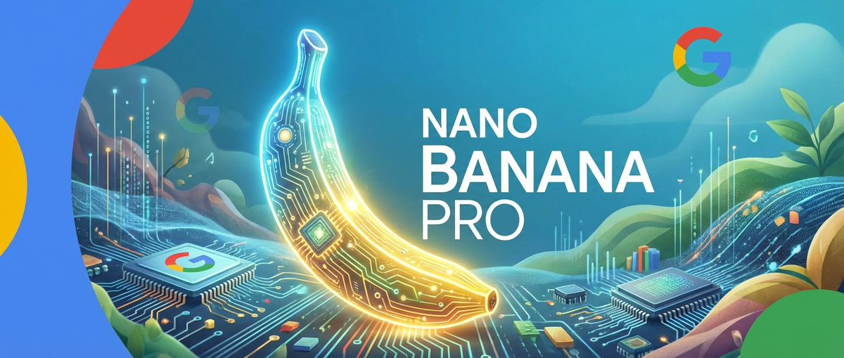 极简谷歌风Nano Banana Pro科技感页眉 AI image prompt result