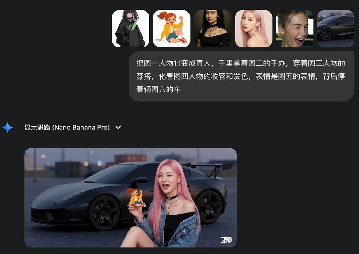 极致融合多图参考打造超写实人物大片 AI image prompt result