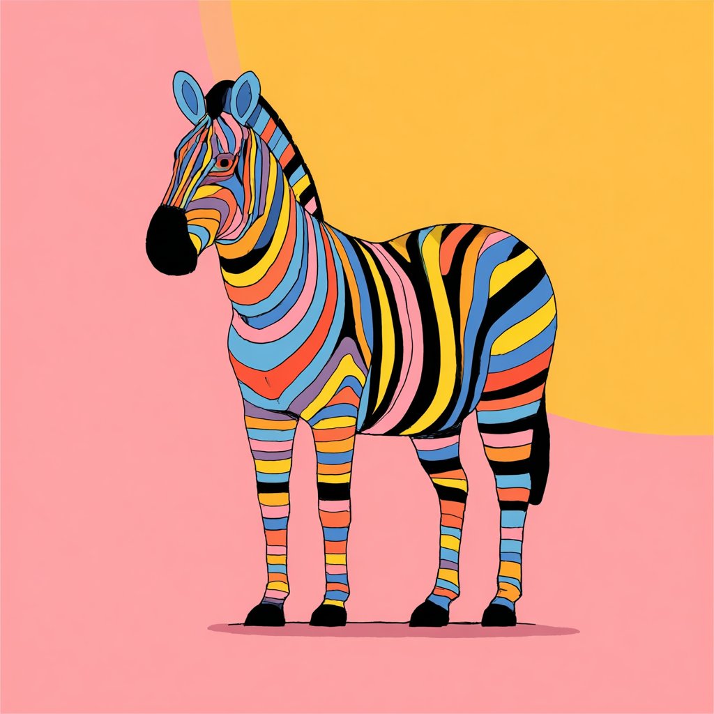 卡通插画瞬间变身4K超写实摄影大片 AI image prompt example