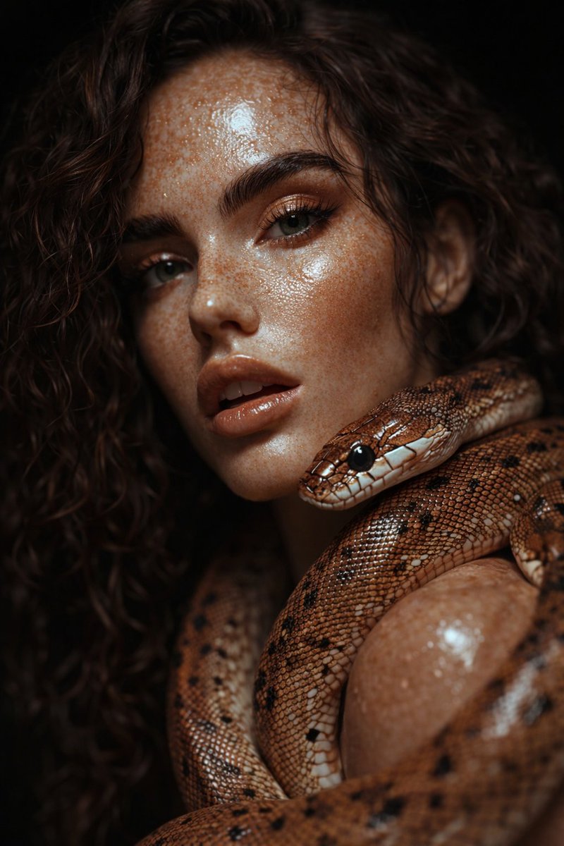 Freckled close-up portrait: GPT Image 2 prompt AI image prompt result