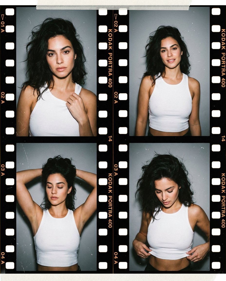 Four-frame contact sheet editorial: GPT Image 2 prompt AI image prompt result