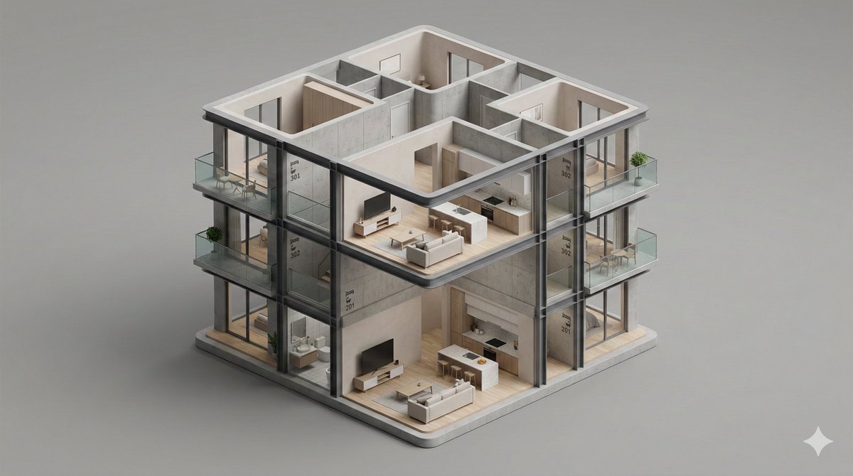 Cutaway architecture isometric diorama: GPT Image 2 prompt AI image prompt result