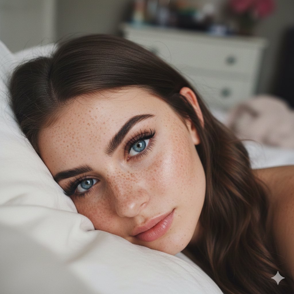 Freckled bedroom close-up: GPT Image 2 prompt AI image prompt result