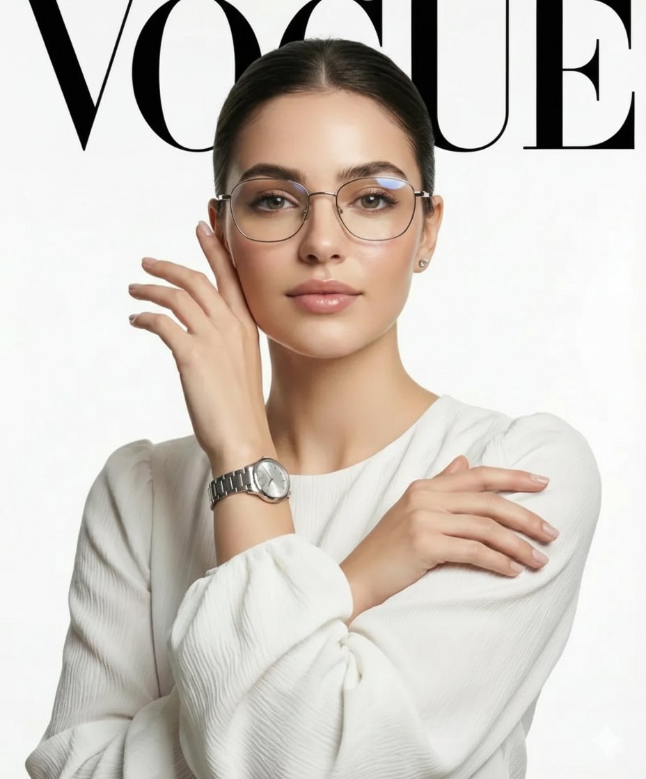 Vogue silver watch shot: GPT Image 2 prompt AI image prompt result