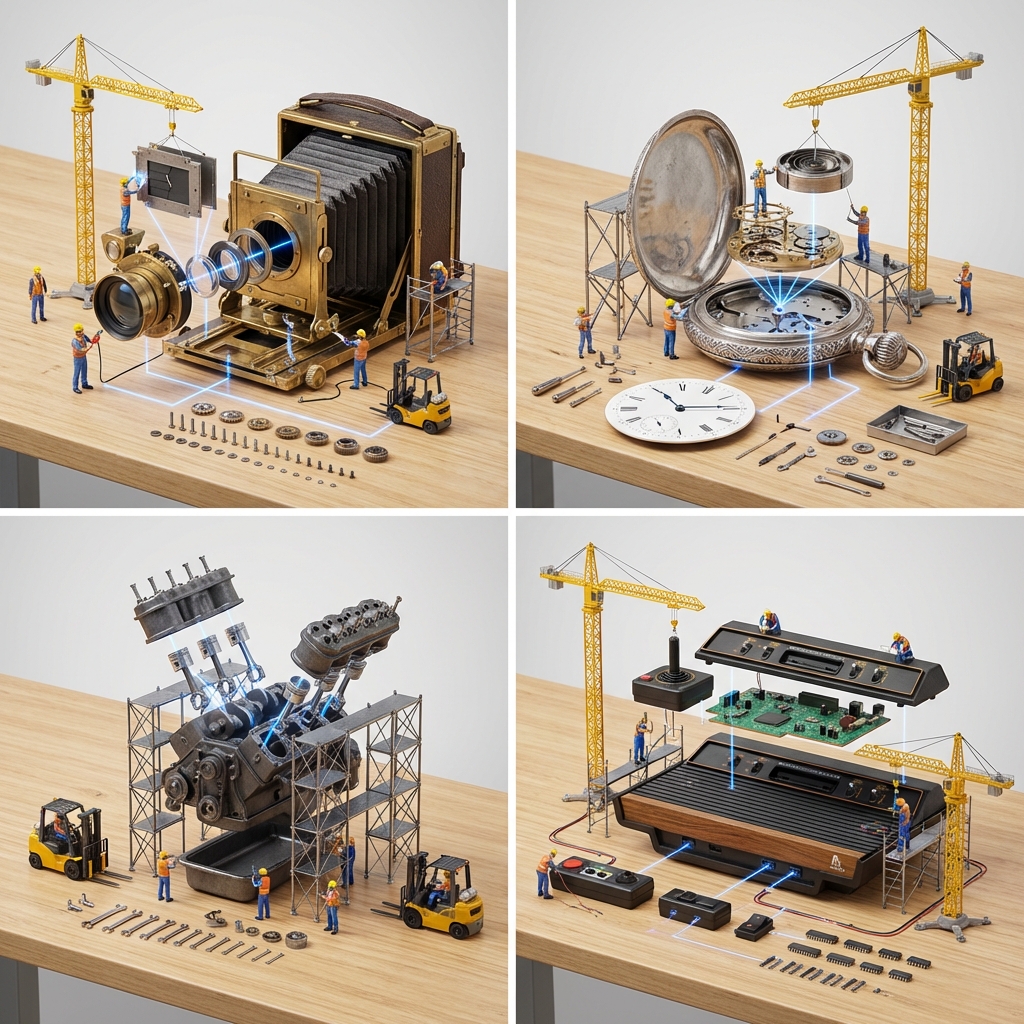 Exploded mechanical knolling: GPT Image 2 prompt AI image prompt result