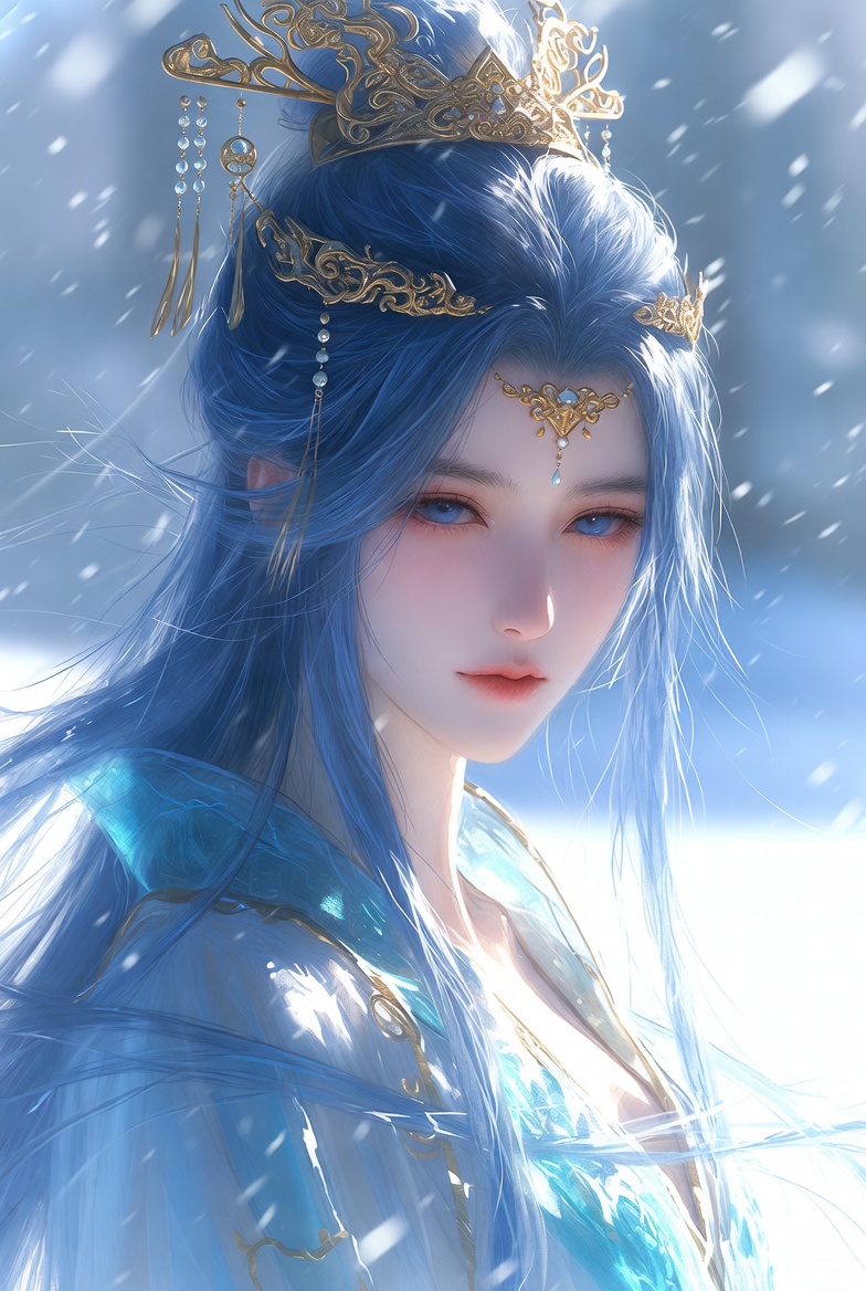 暴雨古寺黑鸦寒霜的巅峰对决 AI image prompt result