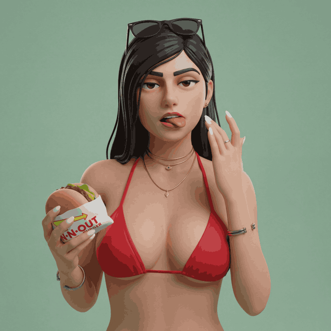 柔和极简风3D无聊卡通角色 AI image prompt result