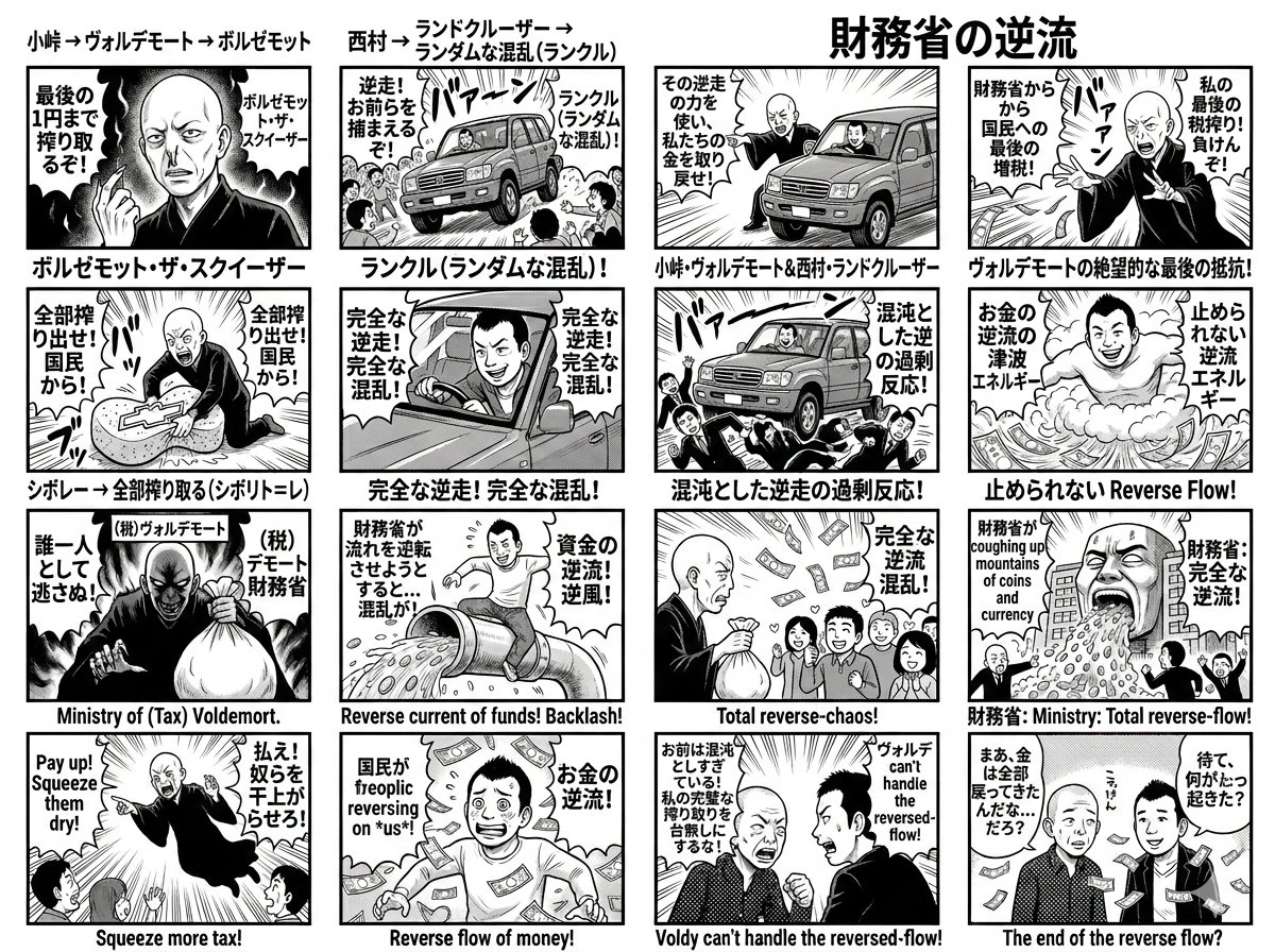 财政逆转：科托格魔特的逆袭 AI image prompt example