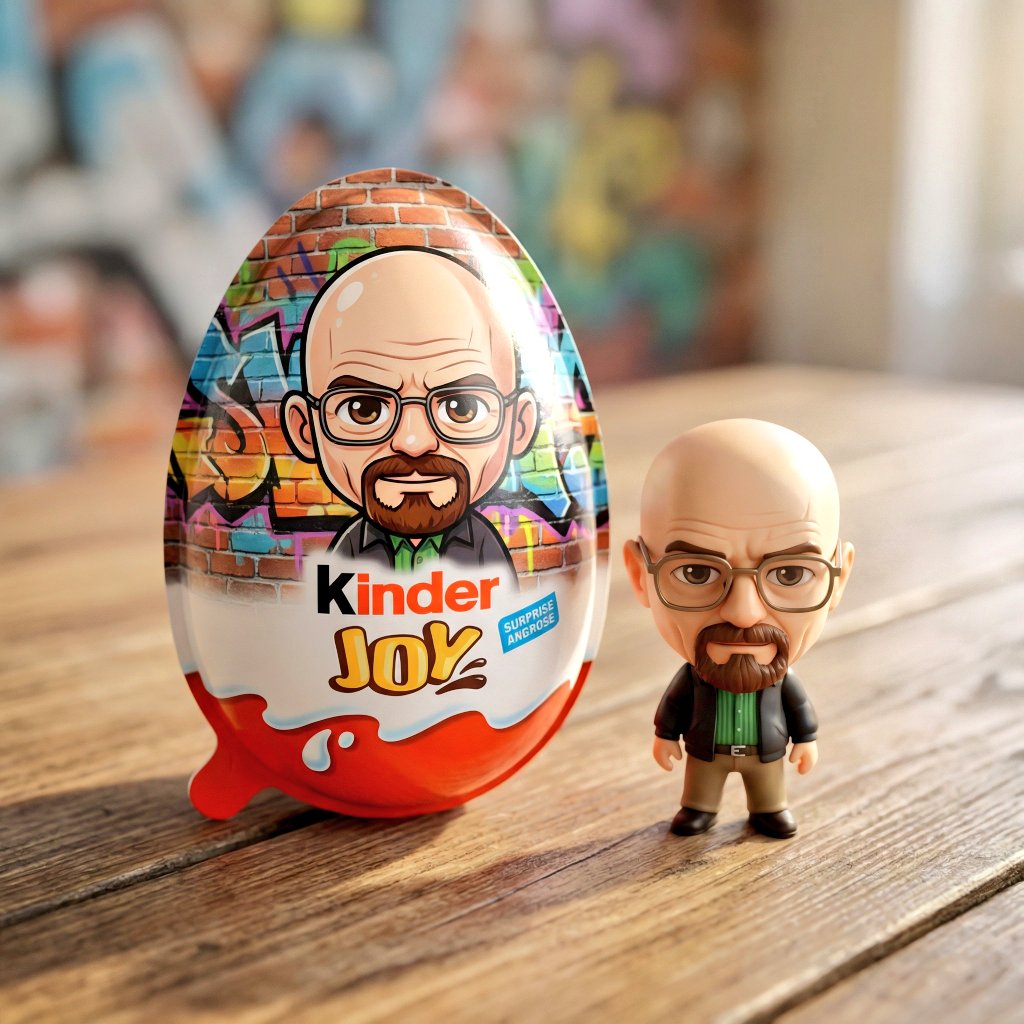 Kinder Joy chibi packaging: GPT Image 2 prompt AI image prompt result