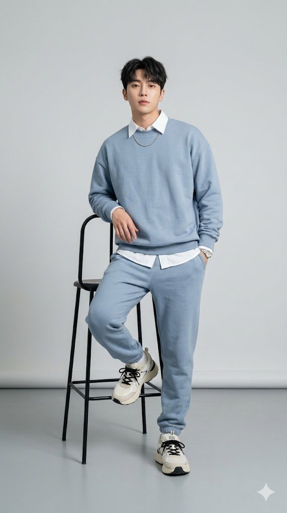 East Asian man barstool shot: GPT Image 2 prompt AI image prompt result