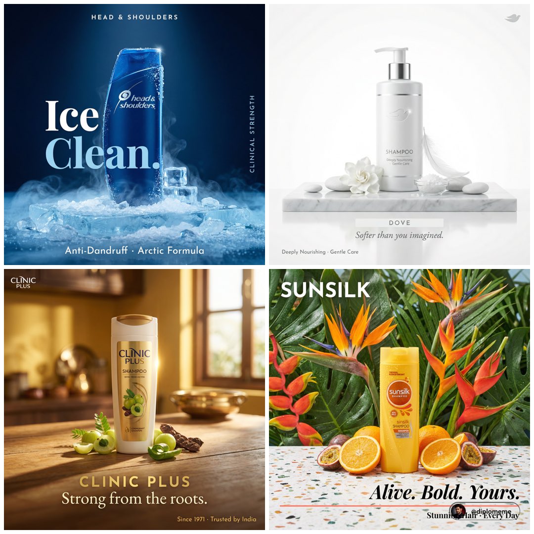 Square shampoo luxury campaign: GPT Image 2 prompt AI image prompt result