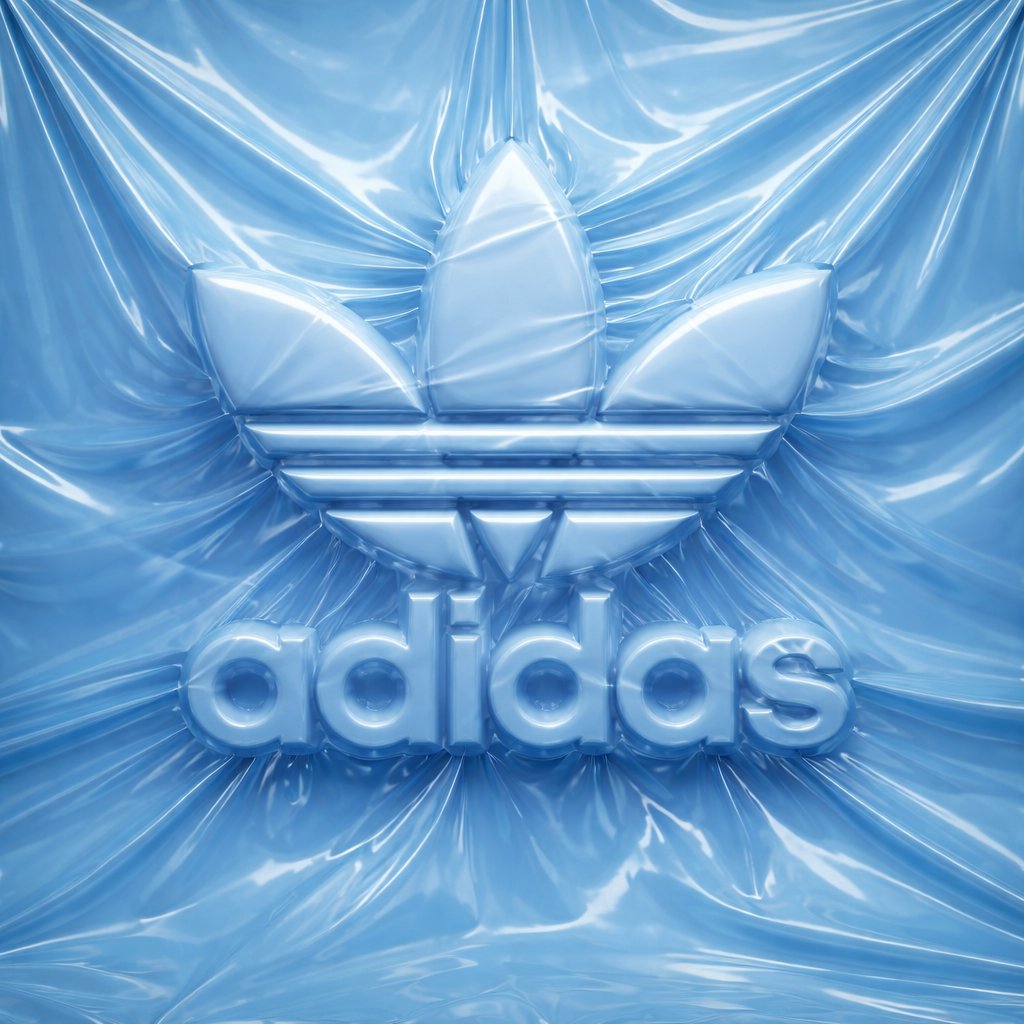 Adidas shrink-wrapped logo: GPT Image 2 prompt AI image prompt result