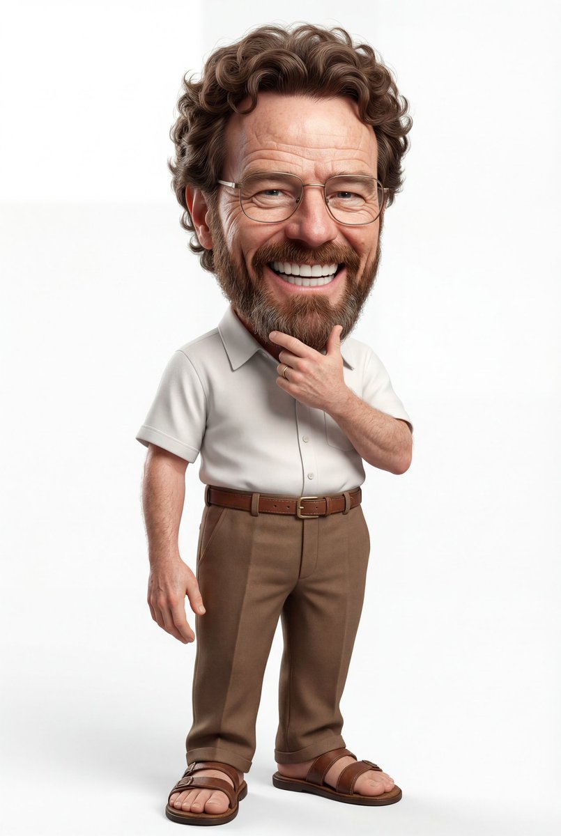 3D caricature smiling man: GPT Image 2 prompt AI image prompt result