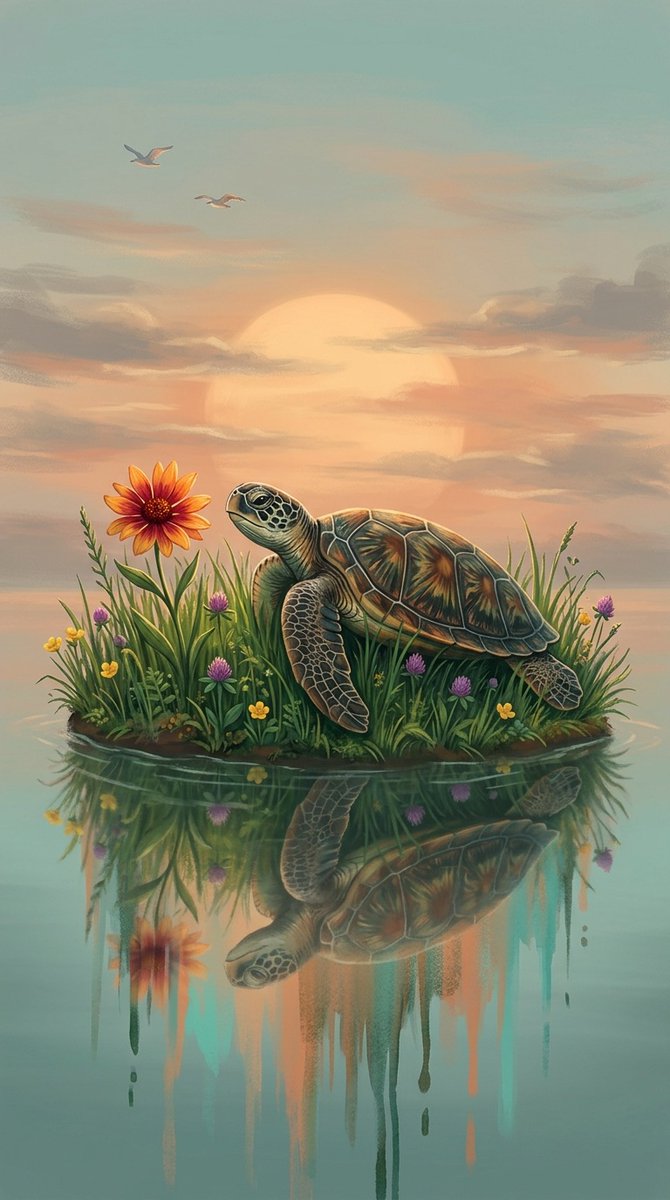Cinematic lighting glowing turtle: GPT Image 2 prompt AI image prompt result