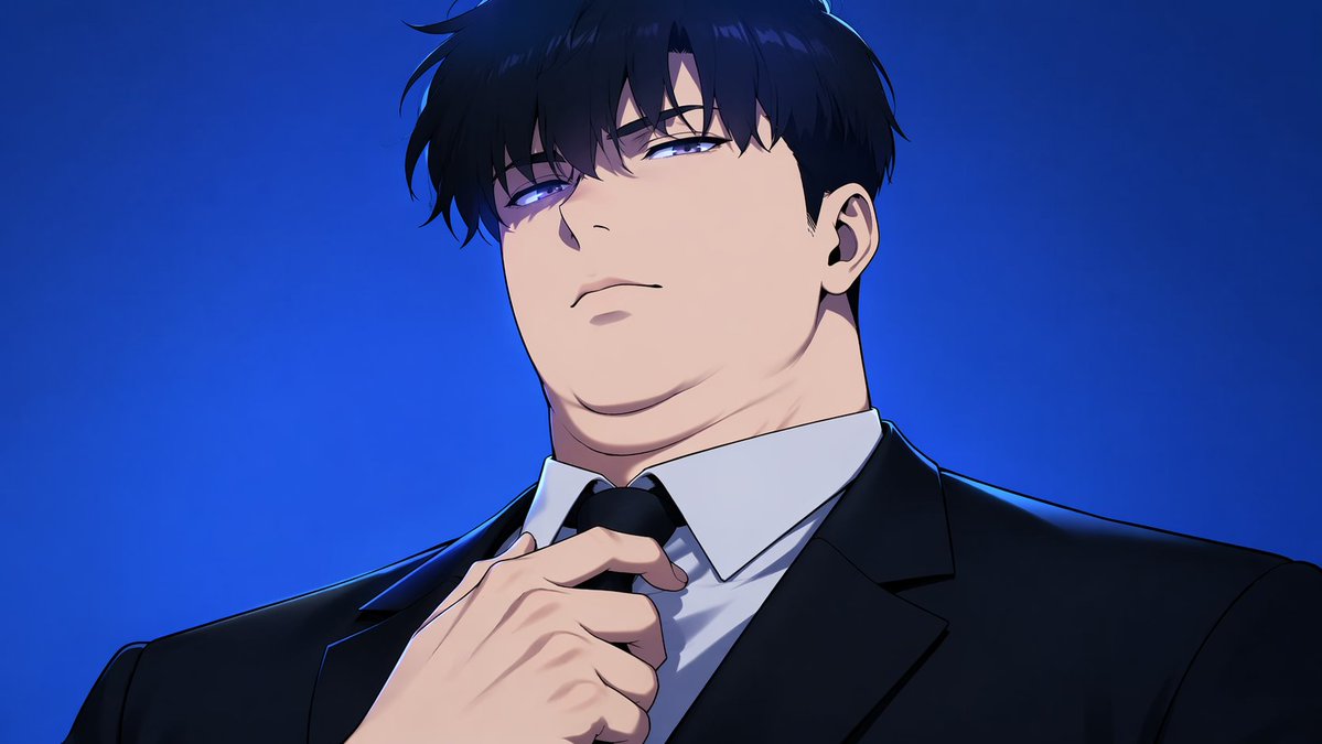 韩漫风格老板肖像 AI image prompt result