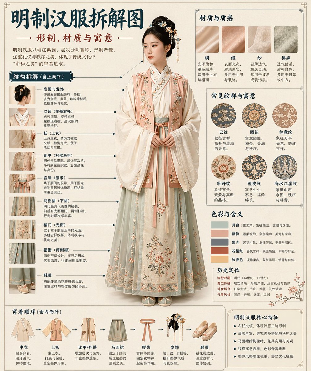 博物馆风格信息图解拆解 AI image prompt example