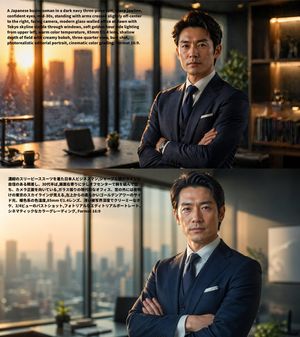 双语提示词对比人像 AI image prompt result