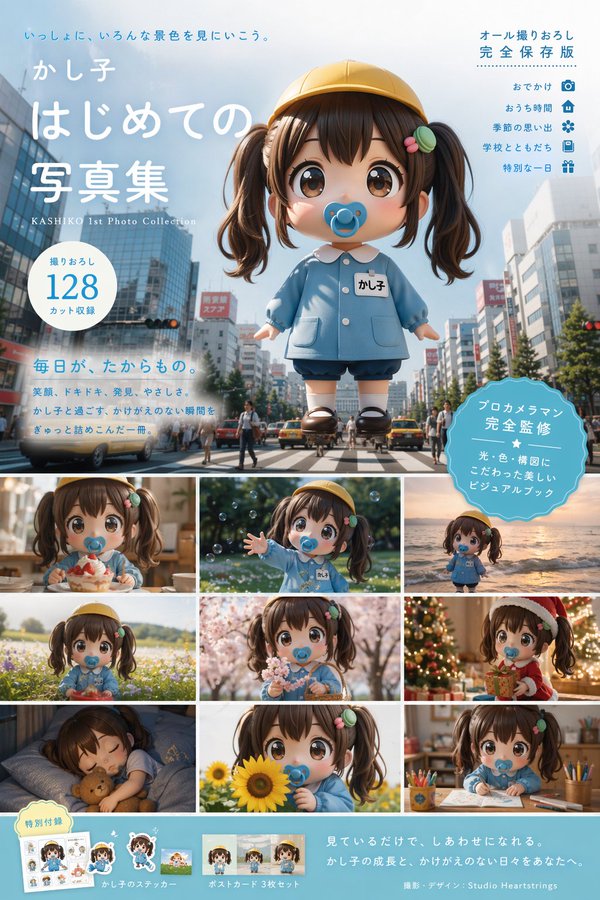 专业设计师打造角色写真集 AI image prompt result