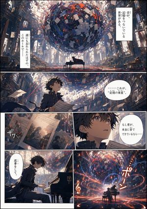漫画分镜提示词背景 AI image prompt example