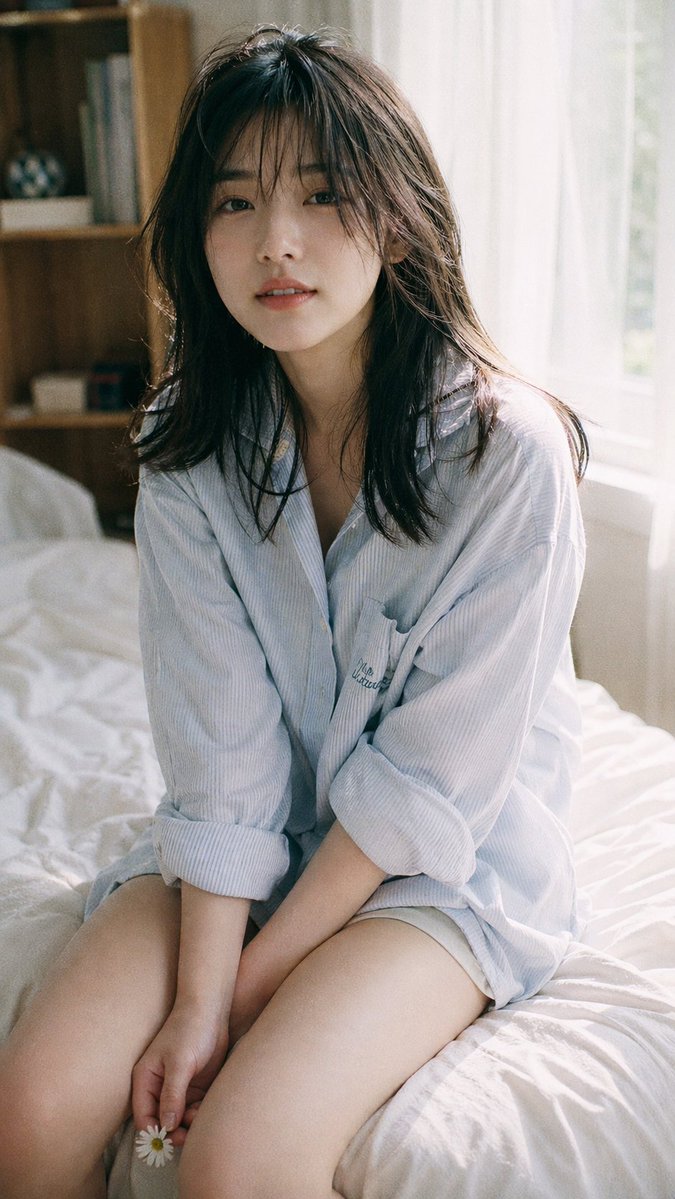 Japanese Fuji film style portrait AI image prompt result