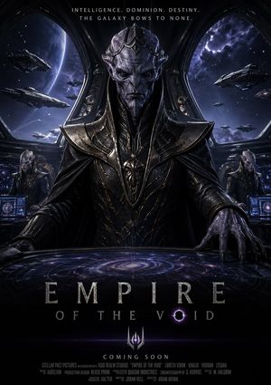 《Dark Space Emperor》电影海报 AI image prompt result