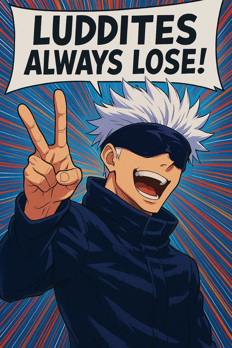 Anime Pop-Art Protest Poster AI image prompt example