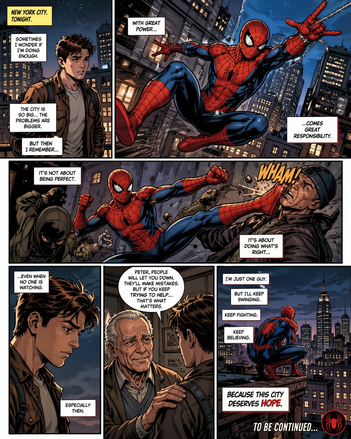 GPT Image 2 Comic Book Page AI image prompt example