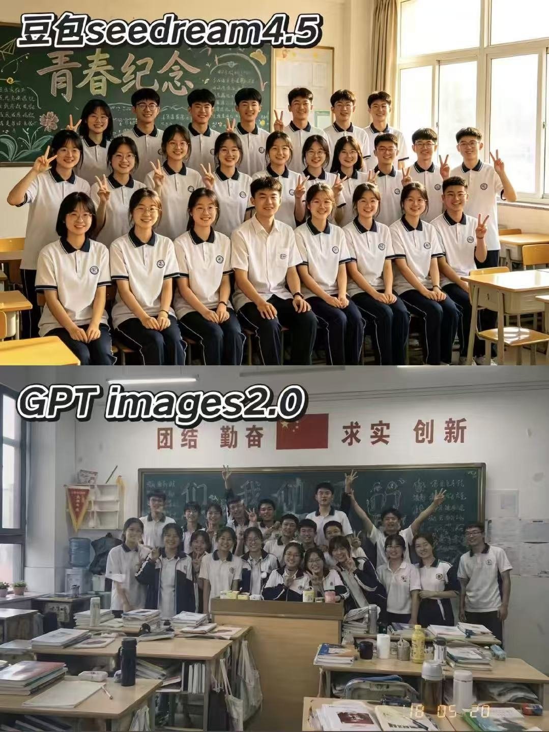 看到群里发的豆包和GPT Image2的对比图,我去实测了一下,大概率是真的。 AI image prompt result