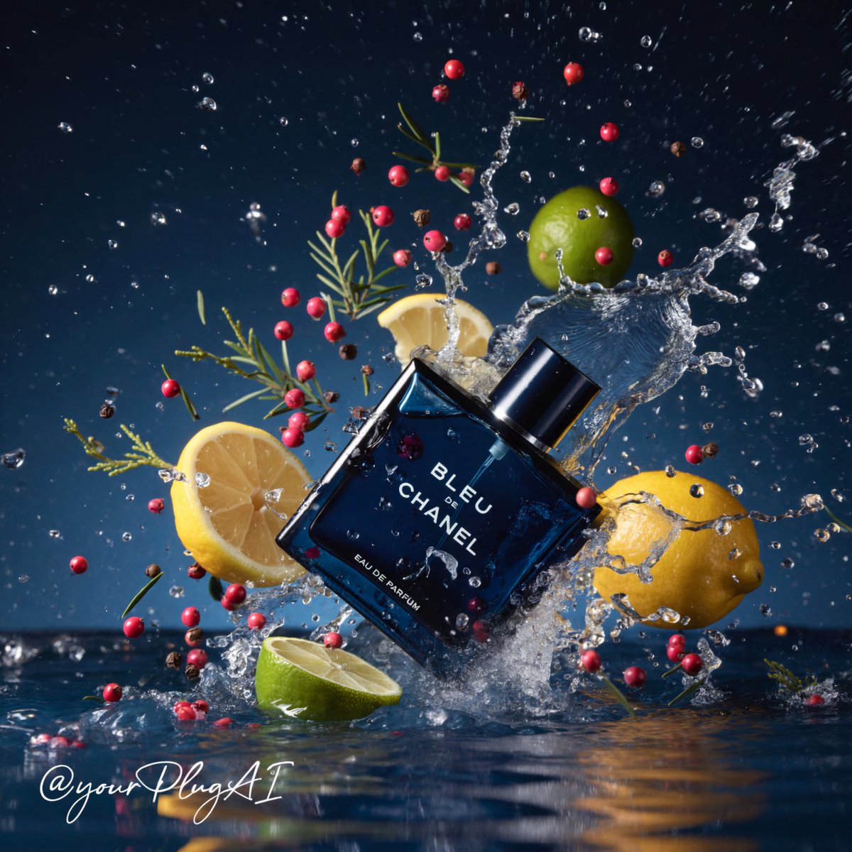 Cinematic luxury perfume shot: GPT Image 2 prompt AI image prompt result