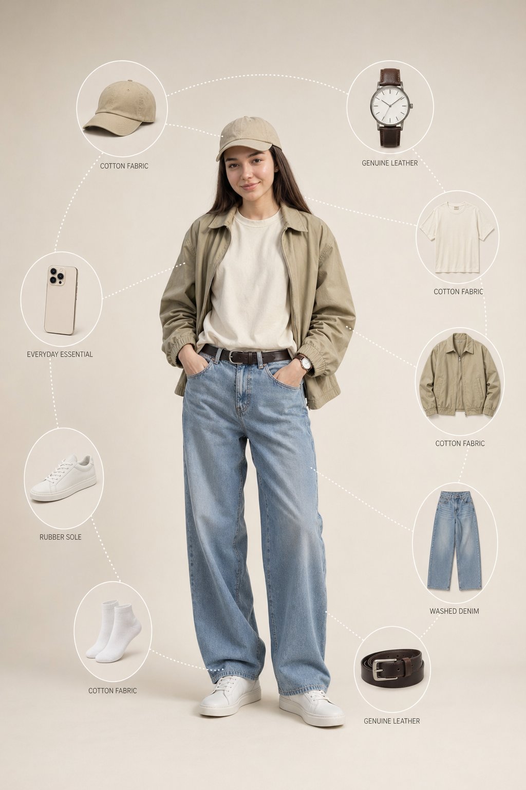 Beige menswear fashion infographic: GPT Image 2 prompt AI image prompt result