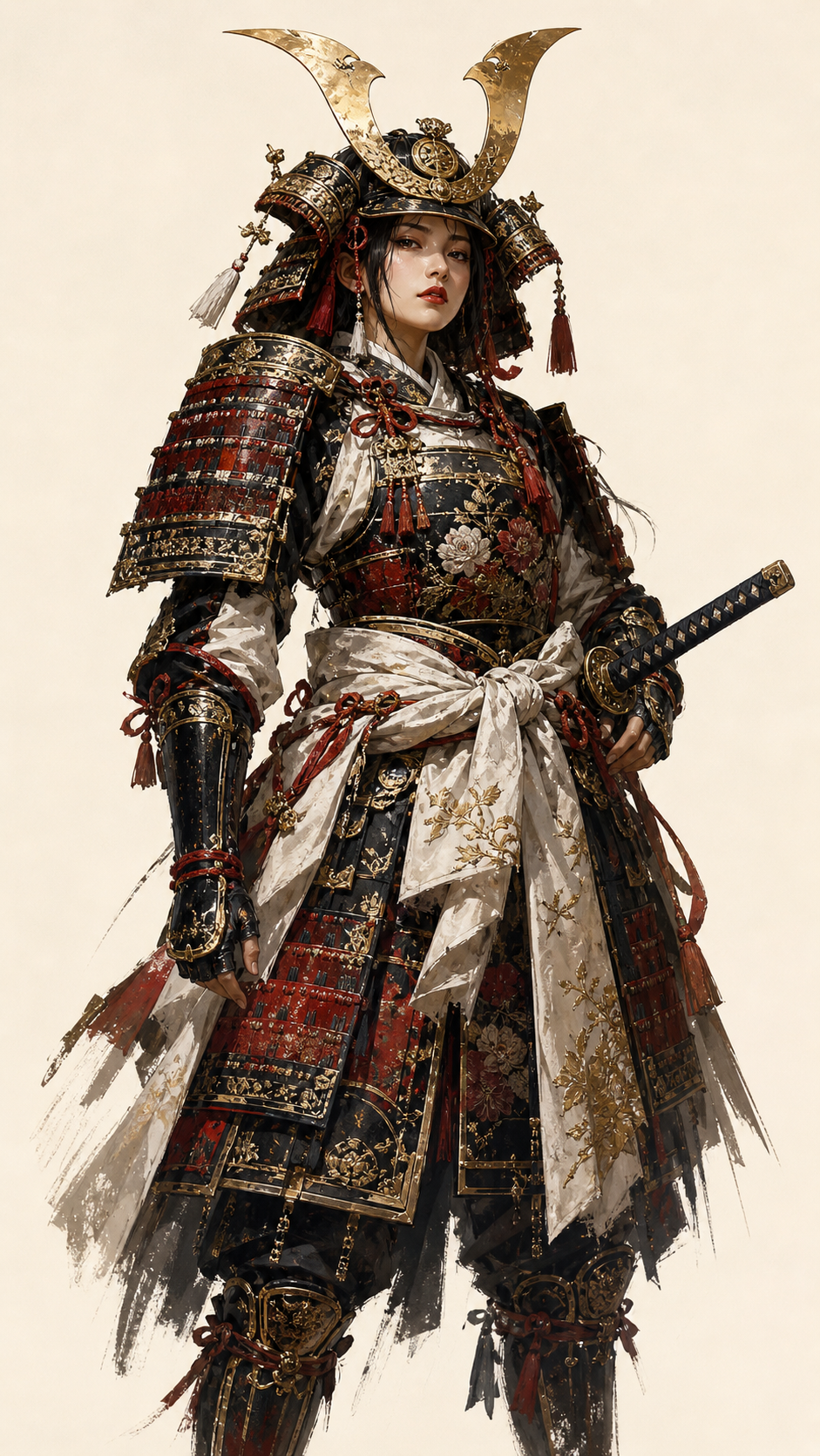 A highly detailed, hyper-realistic digital painting and character concept art o… AI image prompt example