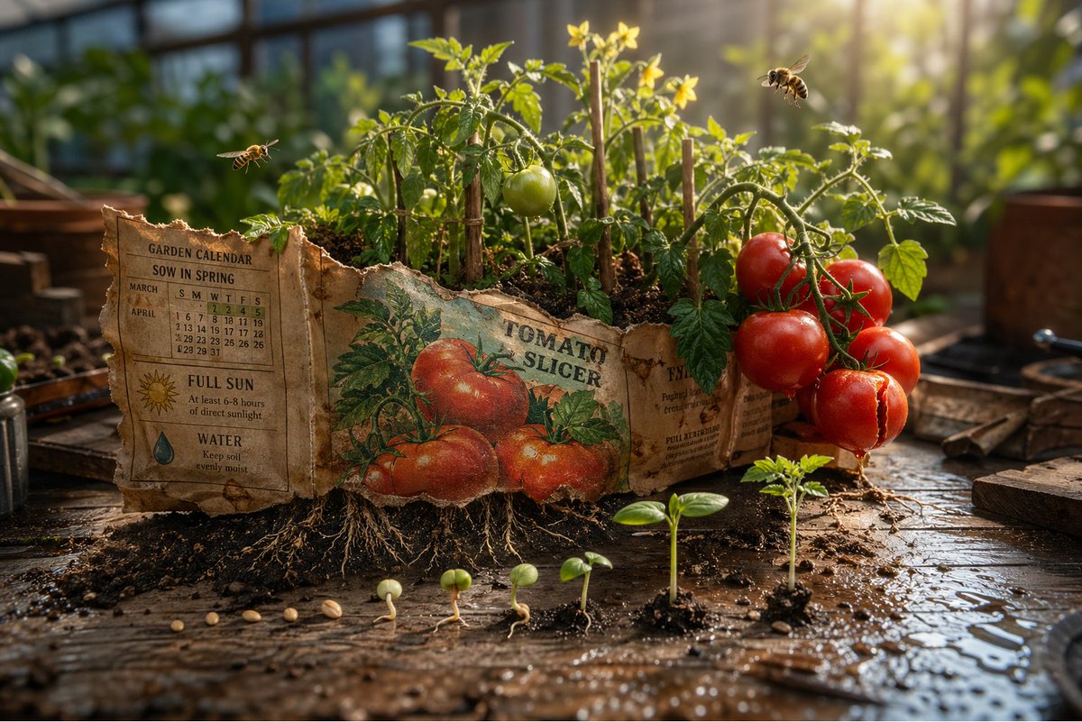 Seed packet erupting garden: GPT Image 2 prompt AI image prompt result