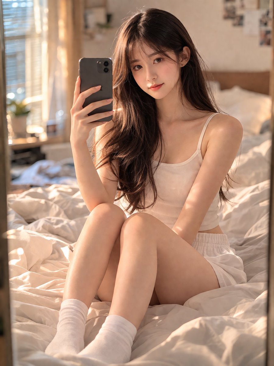Chinese girl mirror selfie: GPT Image 2 prompt AI image prompt result